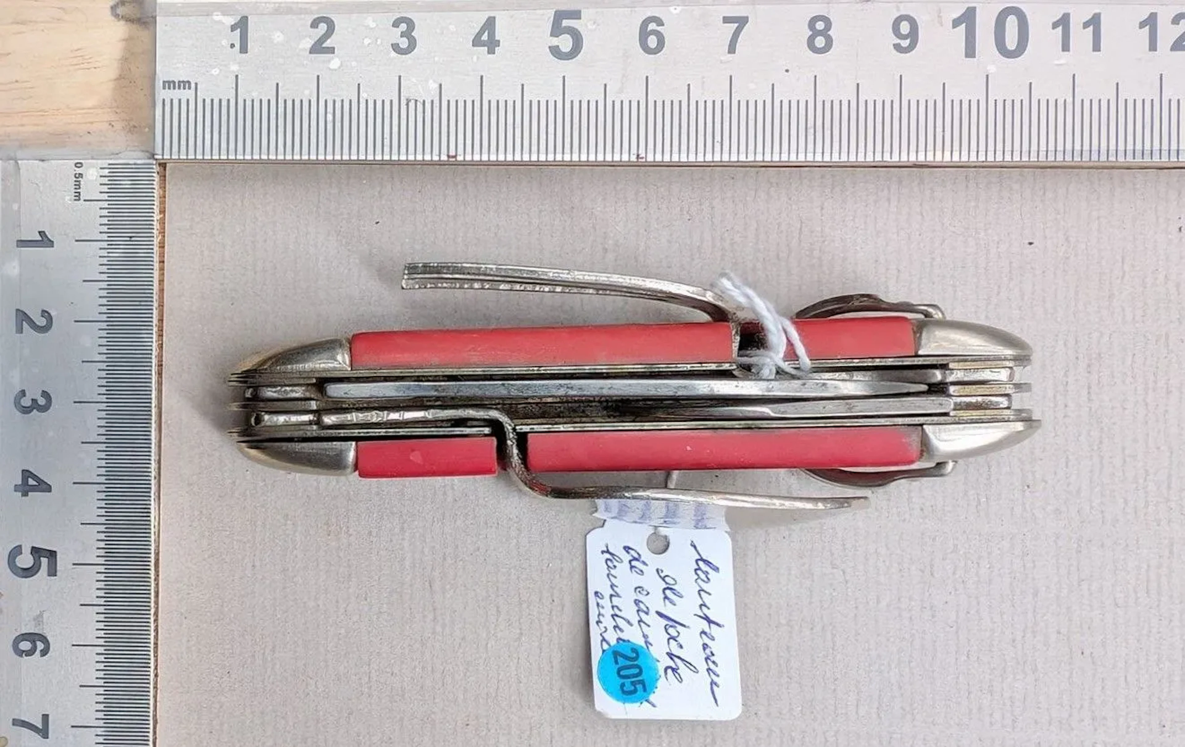 4-in-1 Camping Pocket Knife (Travel Knife) - See photos for dimensions