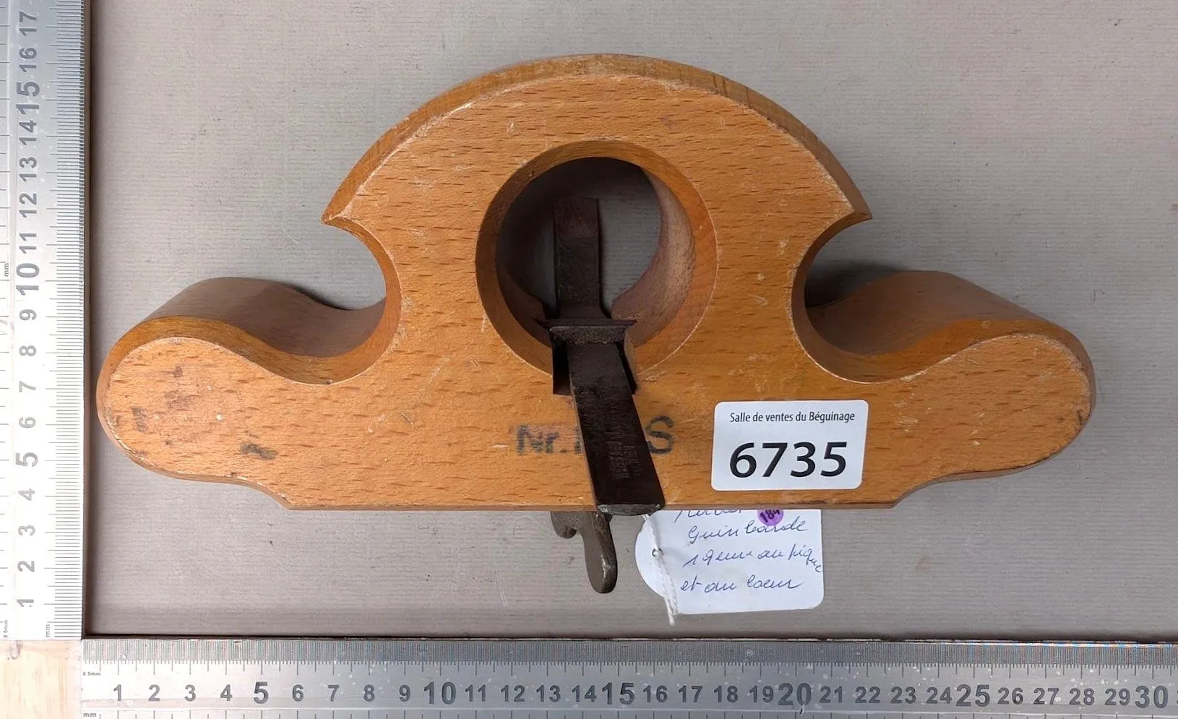 1 19th-century hand plane—see photos for dimensions and condition
