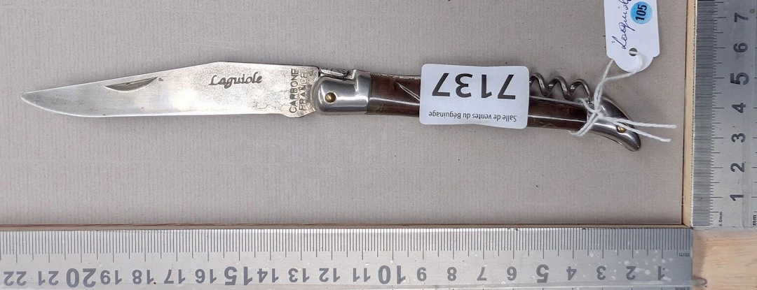 Vintage LAGUIOLE pocket knife—see photos for dimensions and condition