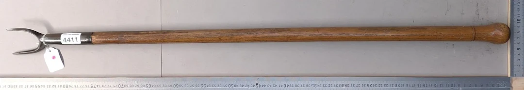 Antique mailman's cane—see photos for dimensions and condition