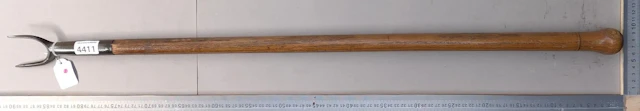 Antique mailman's cane—see photos for dimensions and condition
