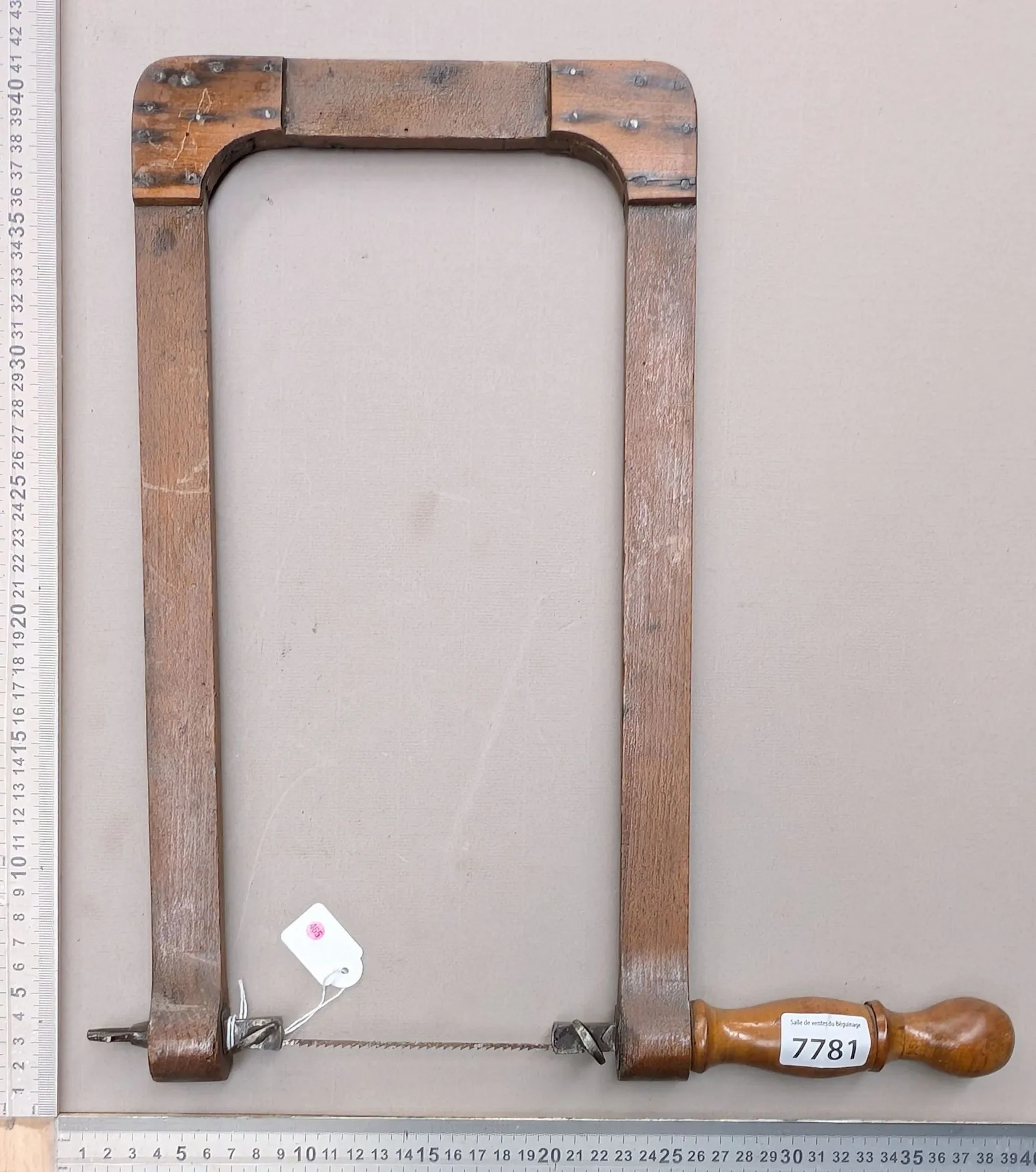 Antique scroll saw—see photos for dimensions and condition
