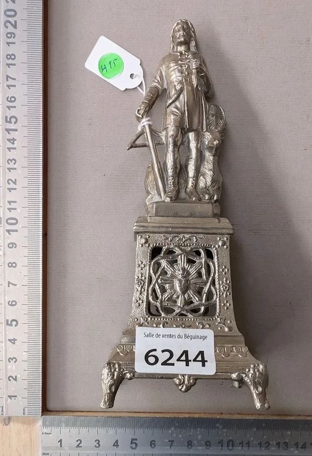 1 St. Hubert figurine made of zamac—see photos for dimensions and condition
