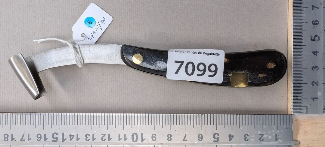 Forester's claw with horn handle (folding) - See photos for dimensions