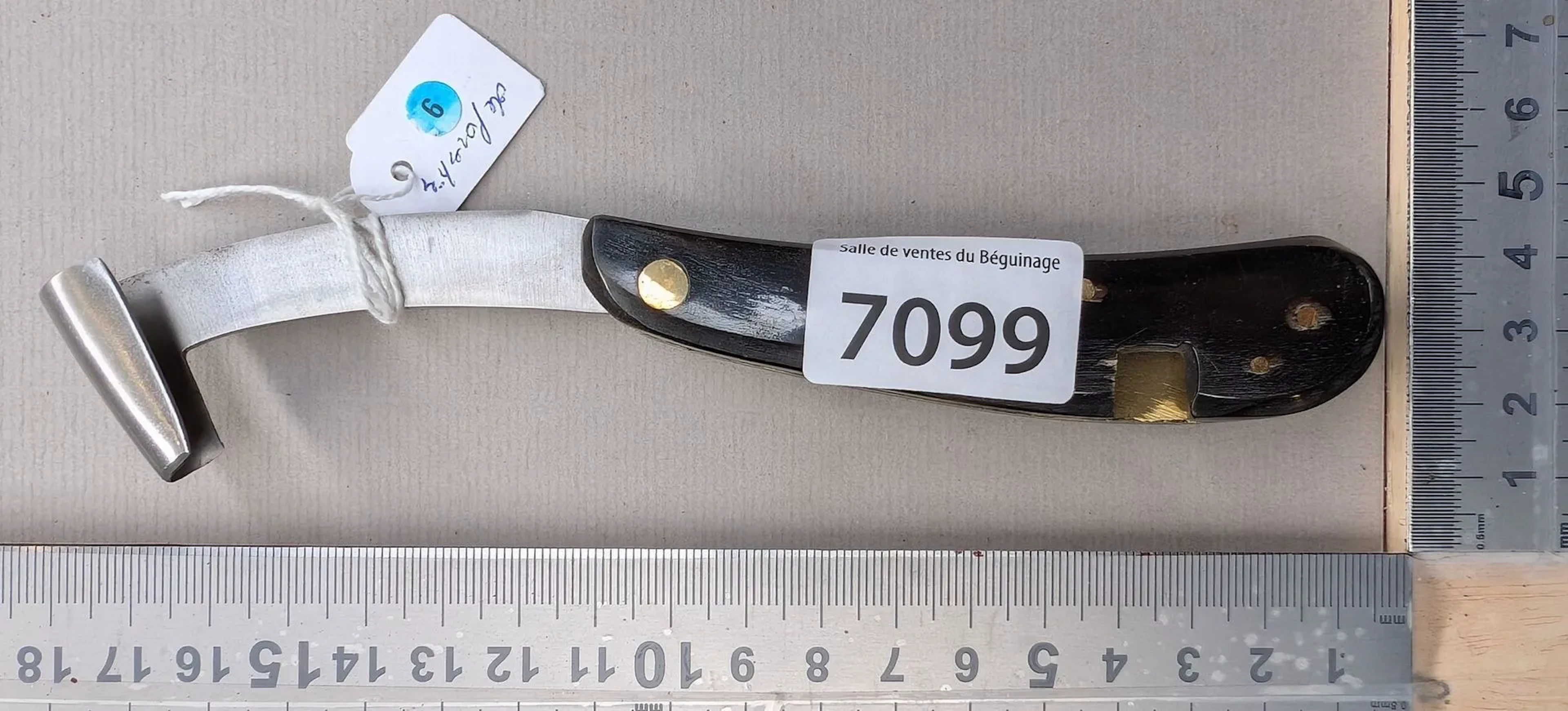 Forester's claw with horn handle (folding) - See photos for dimensions