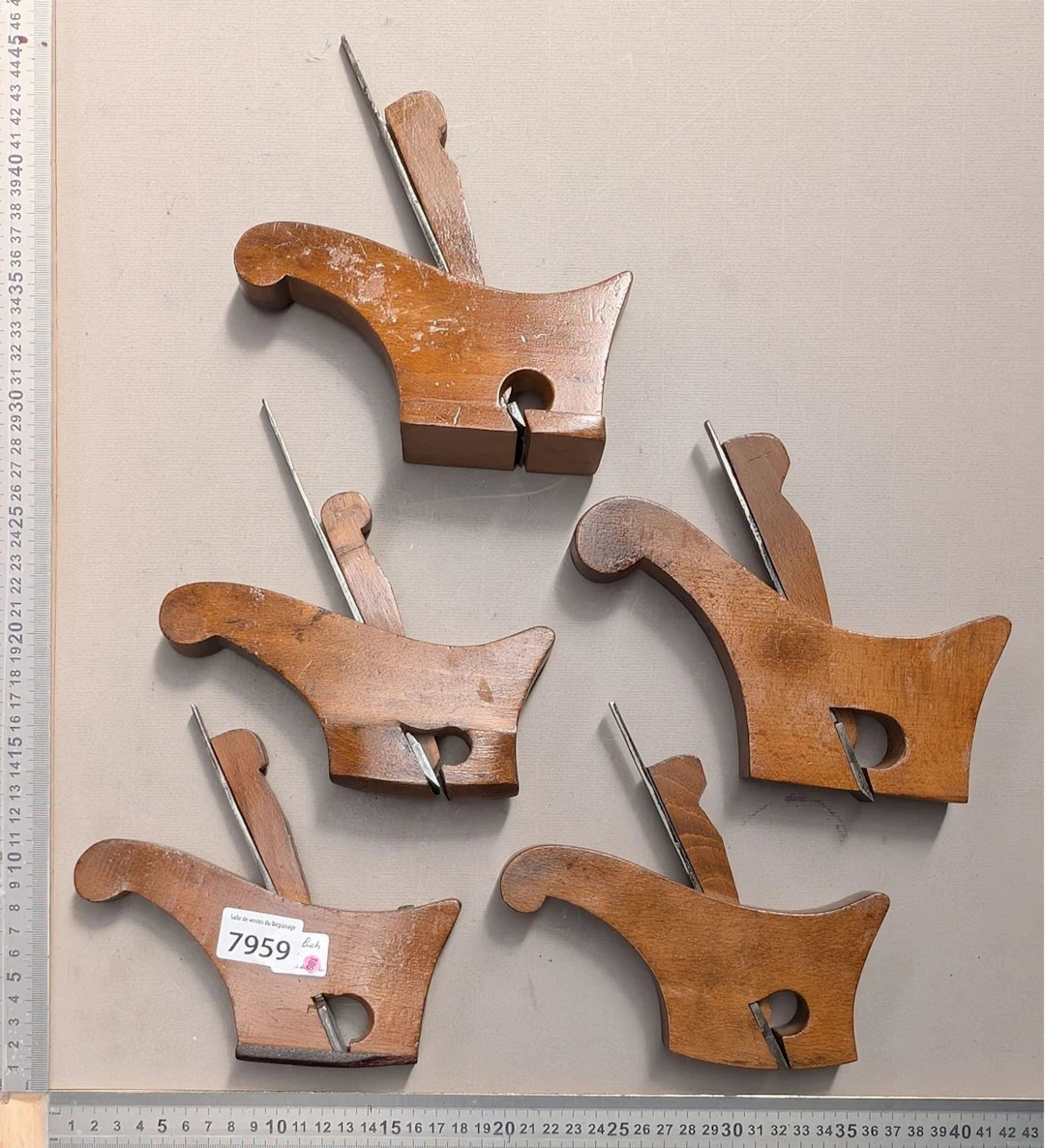 5 small bodywork planes—see photos for dimensions and condition