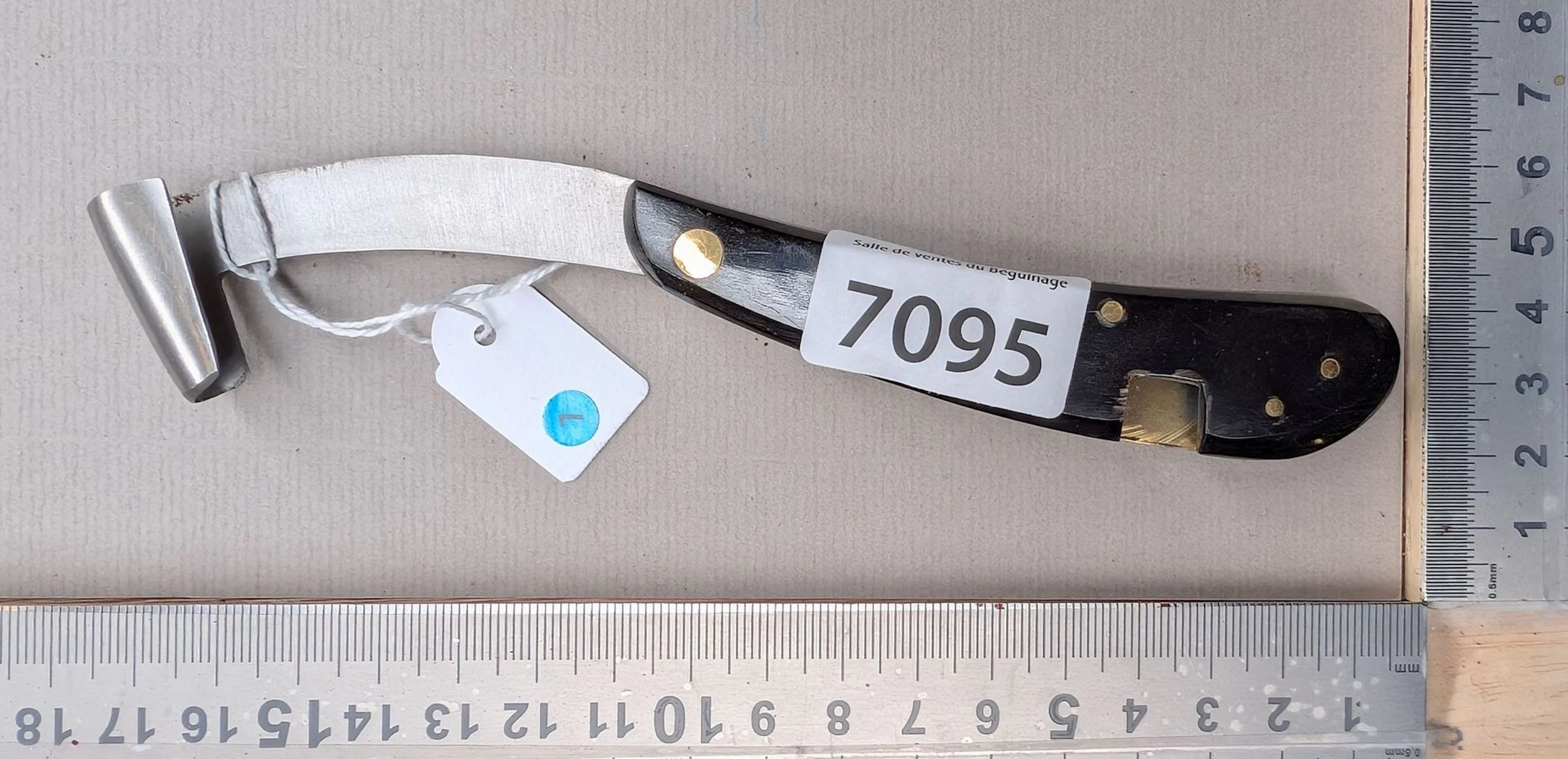Forester's claw with horn handle (folding) - See photos for dimensions