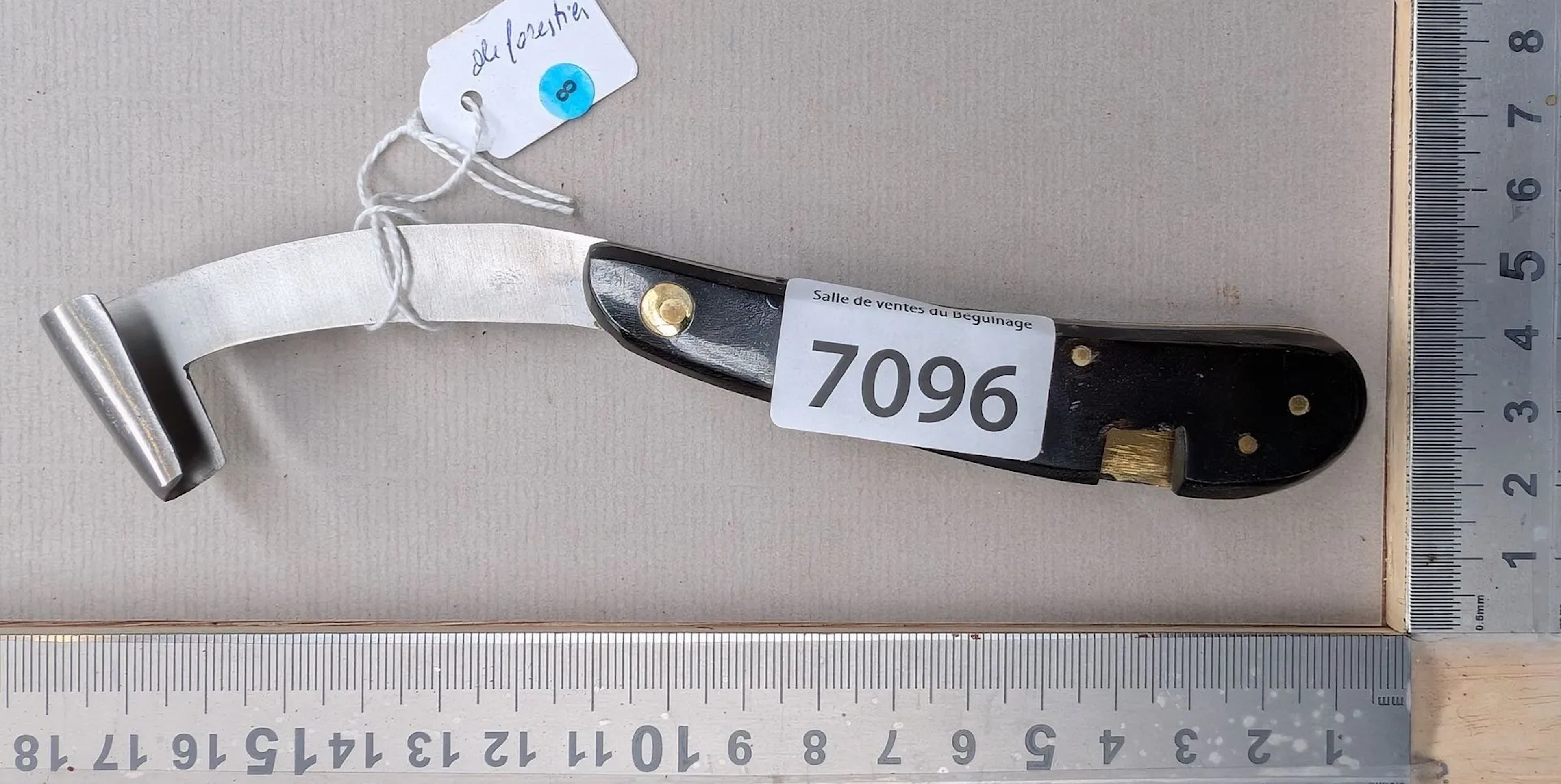 Forester's claw with horn handle (folding) - See photos for dimensions