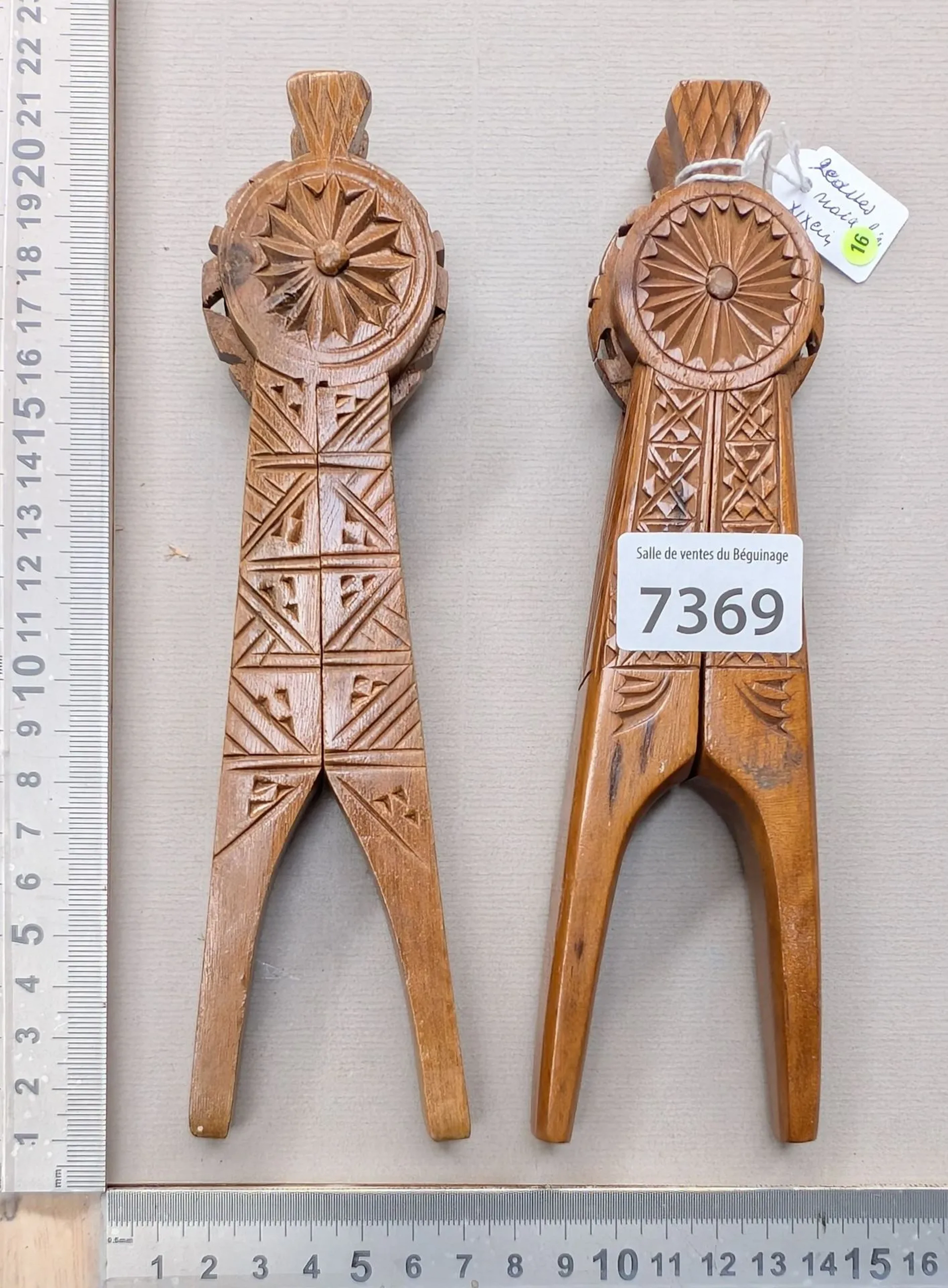 Late 19th-century nutcracker—see photos for dimensions and condition