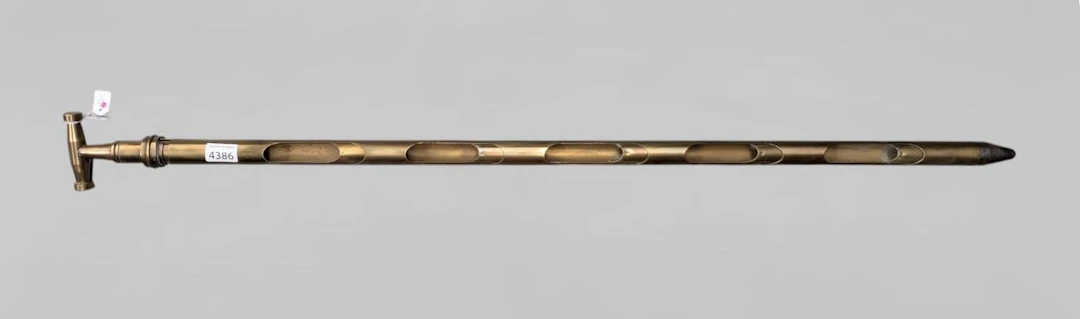 1 19th-century grain probe rod—see photos for dimensions and condition