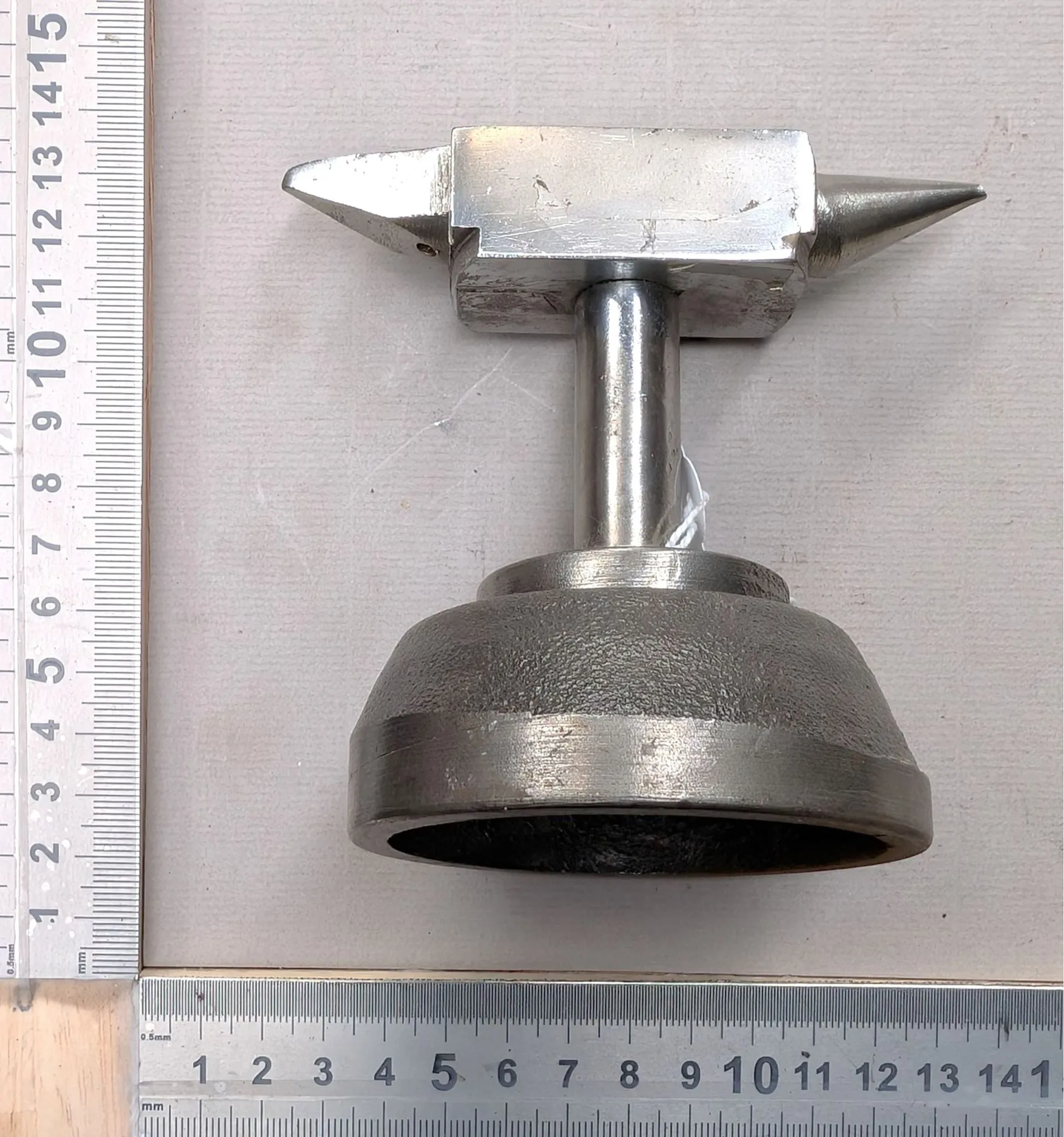 Antique watchmaker's anvil—see photos for dimensions and condition