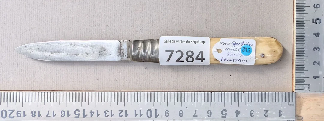 1 vintage SOLINGEN FEINSTAHL knife, no longer in working condition—see
