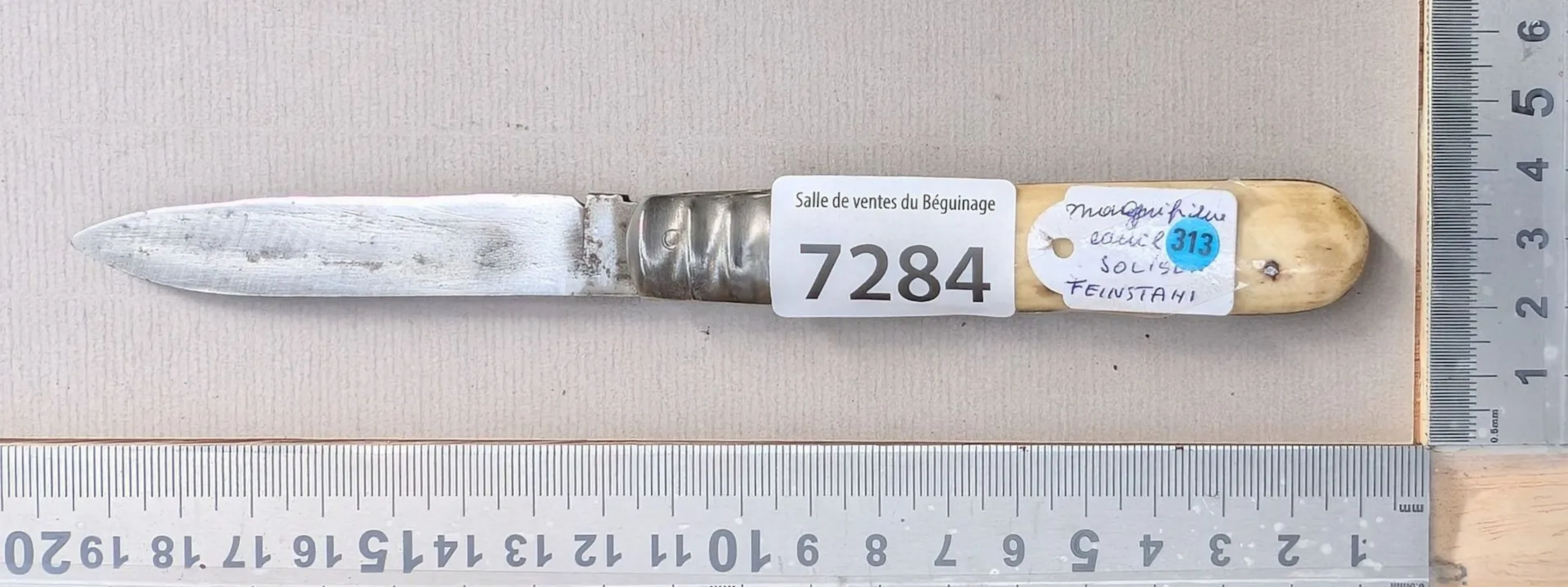 1 vintage SOLINGEN FEINSTAHL knife, no longer in working condition—see