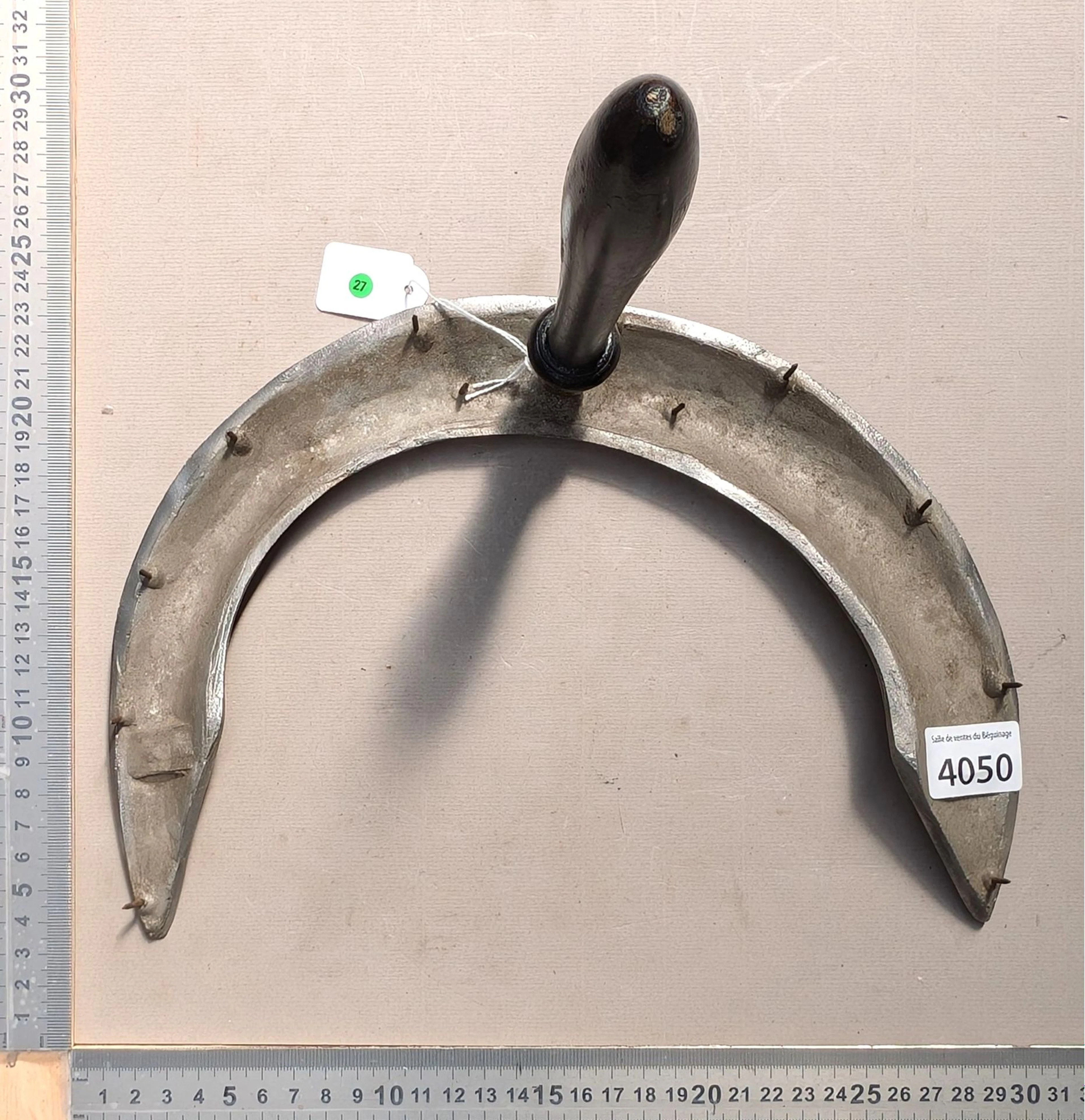 1 very old hatmaker's tool—see photos for dimensions and condition