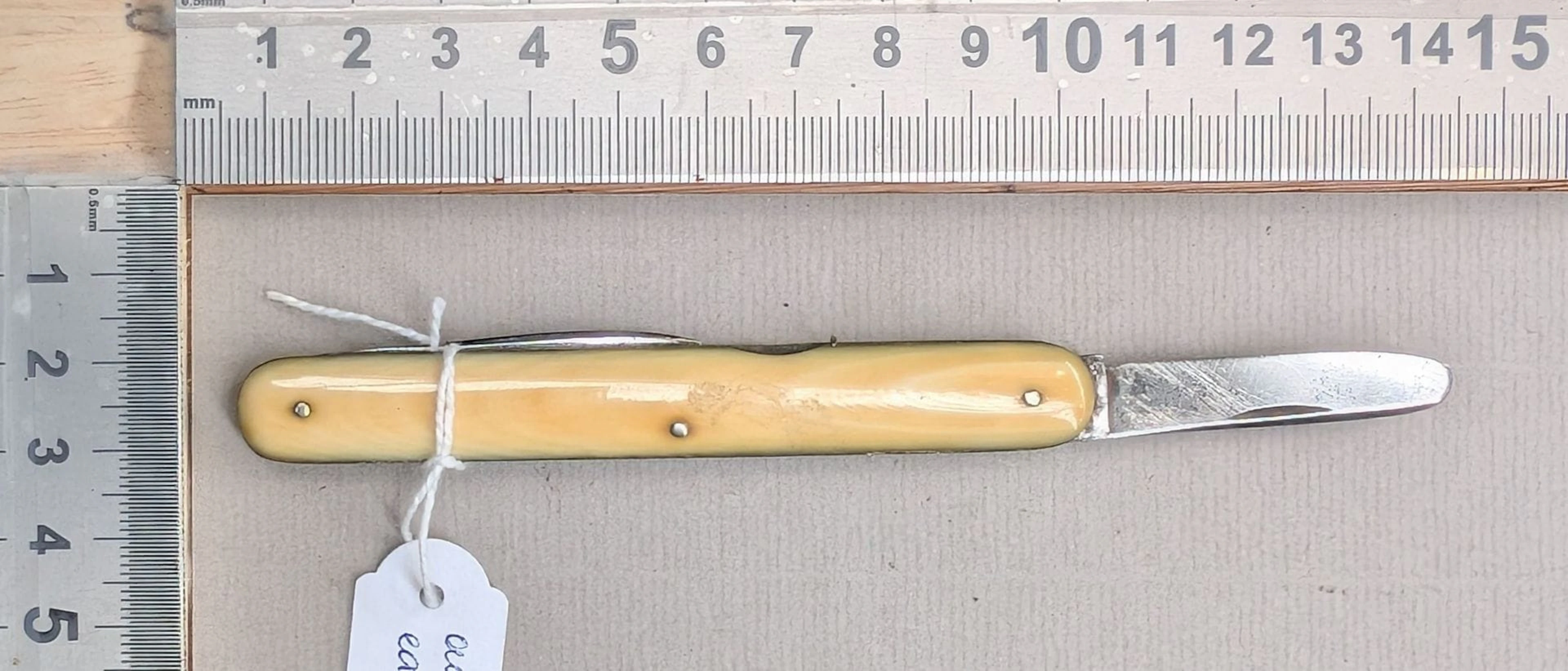 Antique 2-blade pocket knife - See photos for dimensions and condition