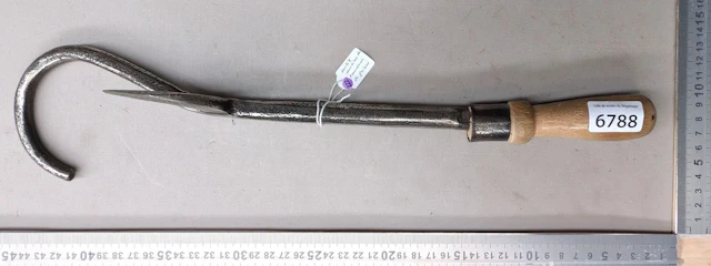 Antique thrush-trapping tool—see photos for dimensions and condition