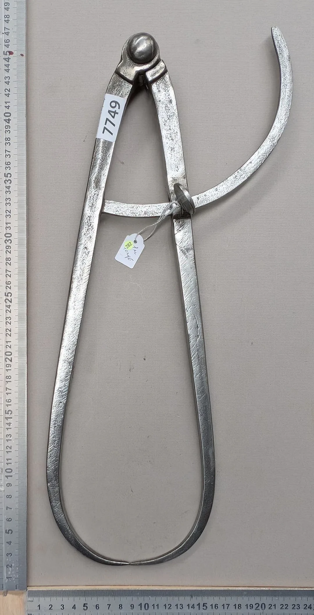 Antique 18th-century thickness gauge, 1 kg 200 - See photos for dimensions