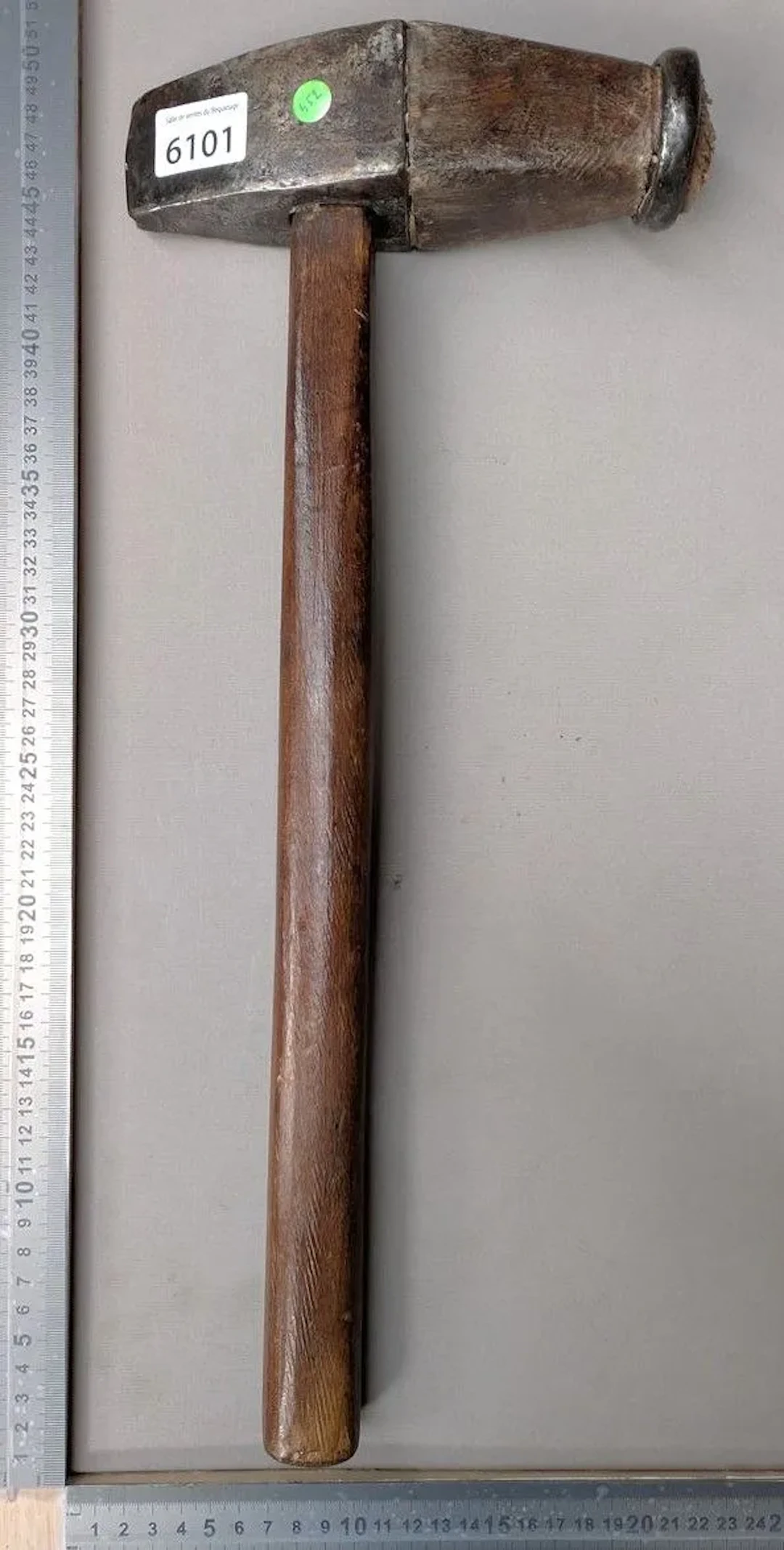 A rare craftsman's hammer—see photos for dimensions and condition