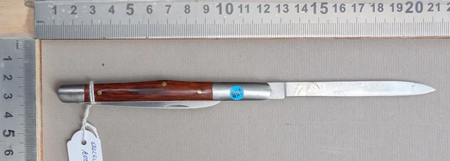 Antique ROSTERE single-blade pocket knife—see photos for dimensions