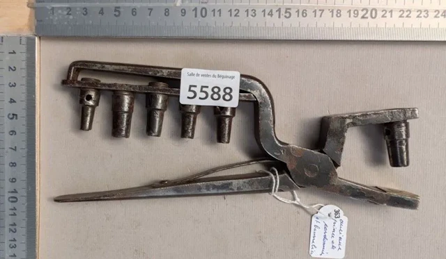 Antique saddler's and shoemaker's pliers—see photos for dimensions