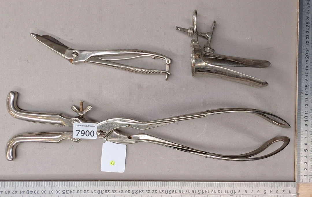 3 medical instruments—see photos for dimensions and condition