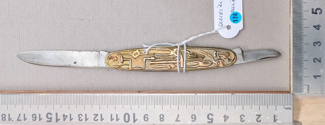 Vintage R.FREUND GERMANY double-blade pocket knife—see photos for