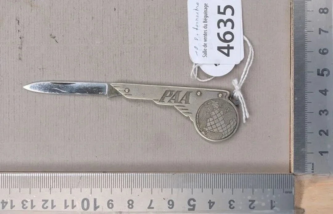 Vintage promotional pocket knife—see photos for dimensions and condition