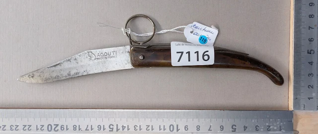 Vintage AGOUT France pocket knife—see photos for dimensions and condition