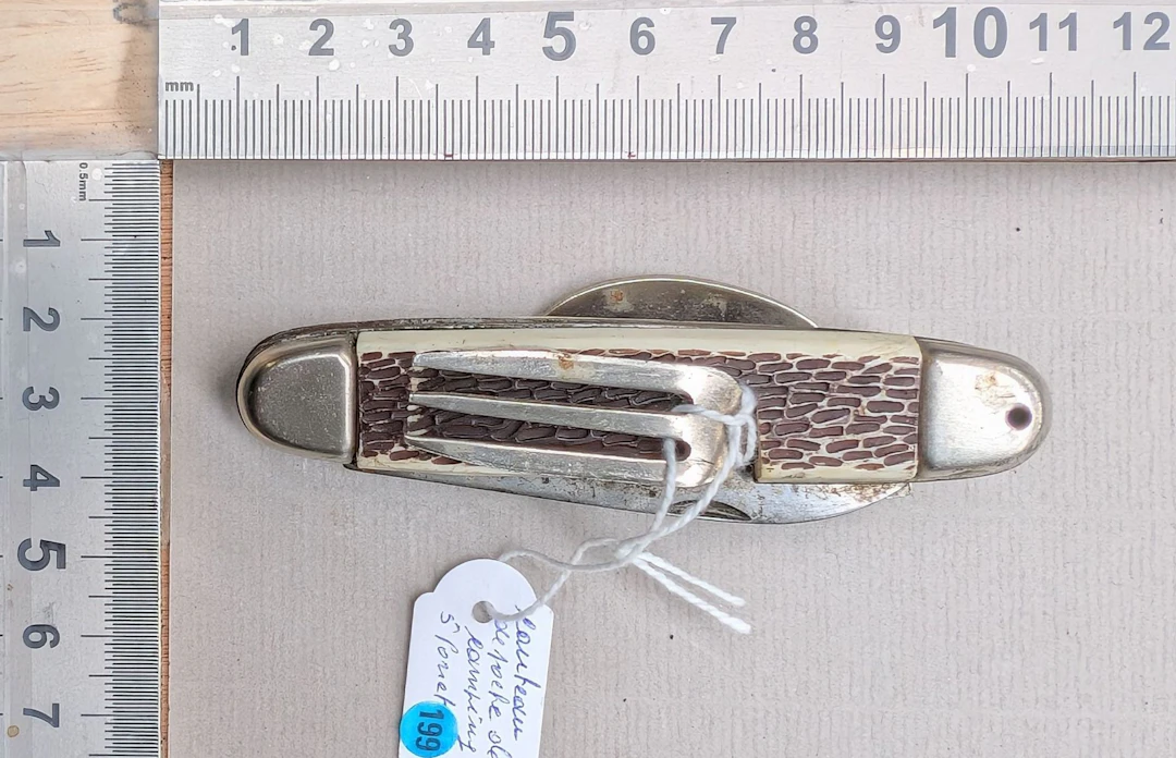 4-in-1 Camping Pocket Knife (Travel Knife) - See photos for dimensions