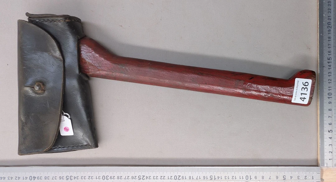 Firefighter's axe—see photos for dimensions and condition