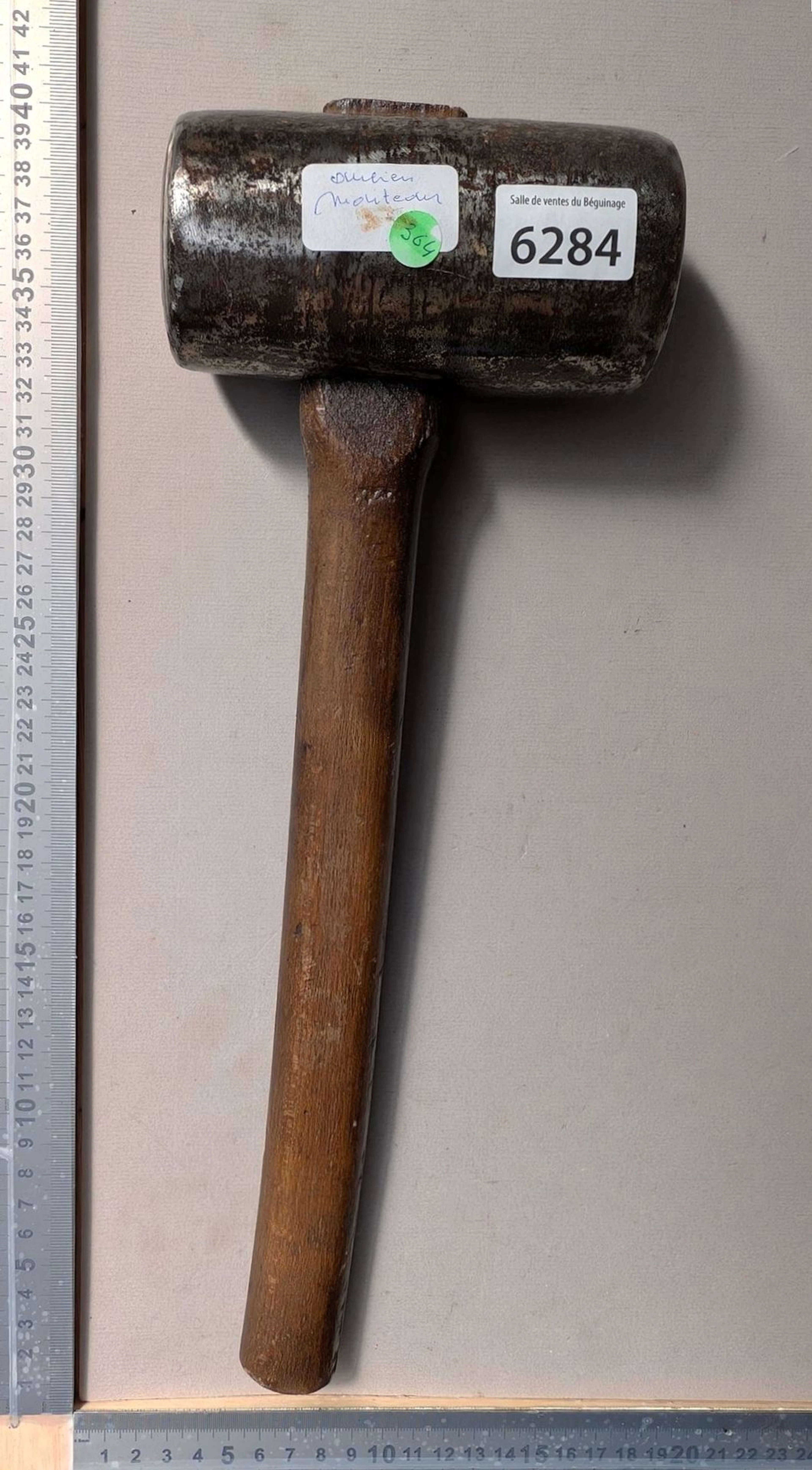 1 antique hammer - See photos for dimensions and condition