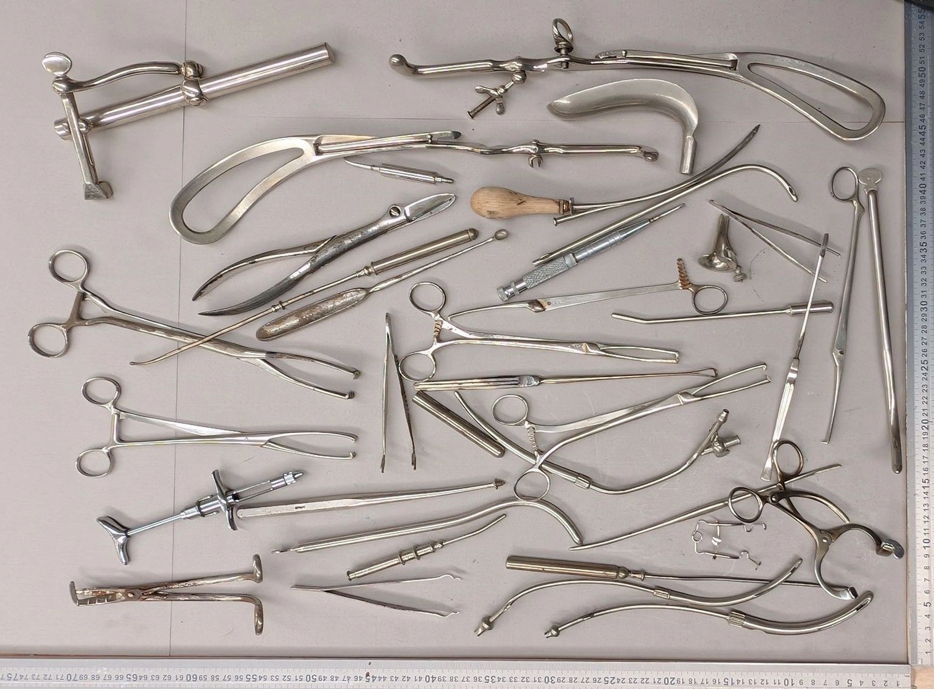 30 medical instruments—see photos for dimensions and condition