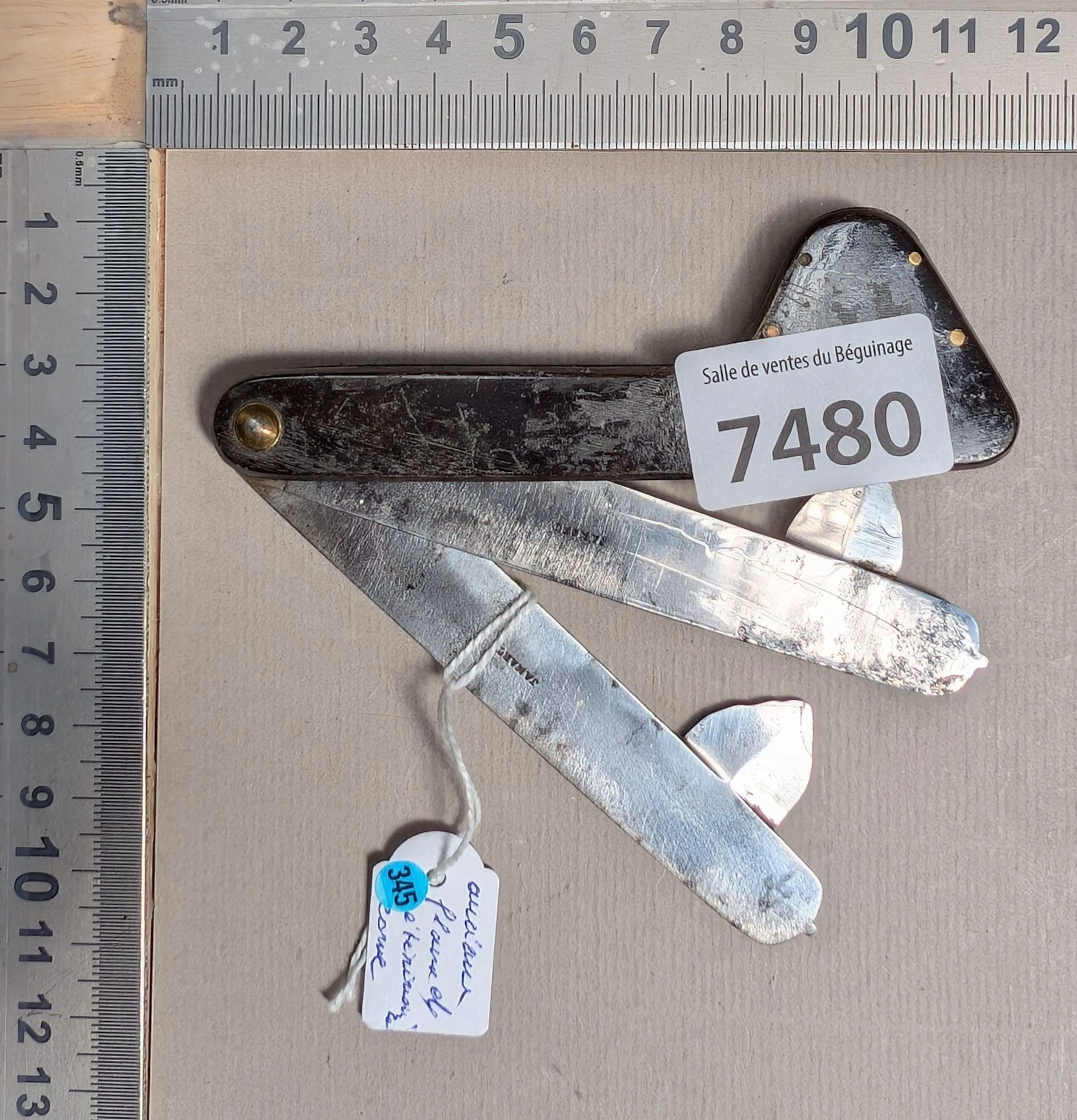 1 vintage veterinary horn torch with 2 JAMART blades—see photos for