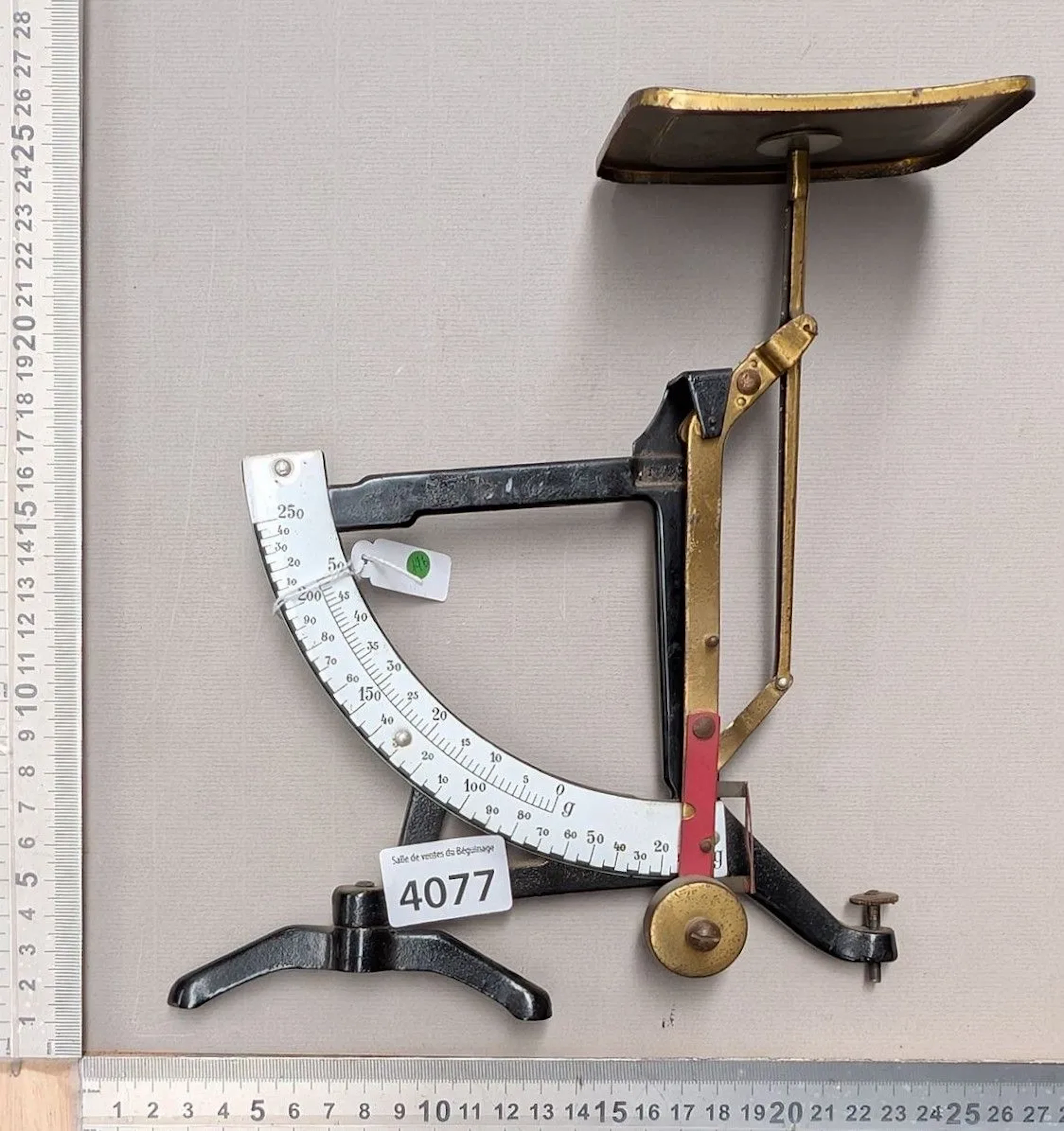 1 antique letter scale—see photos for dimensions and condition