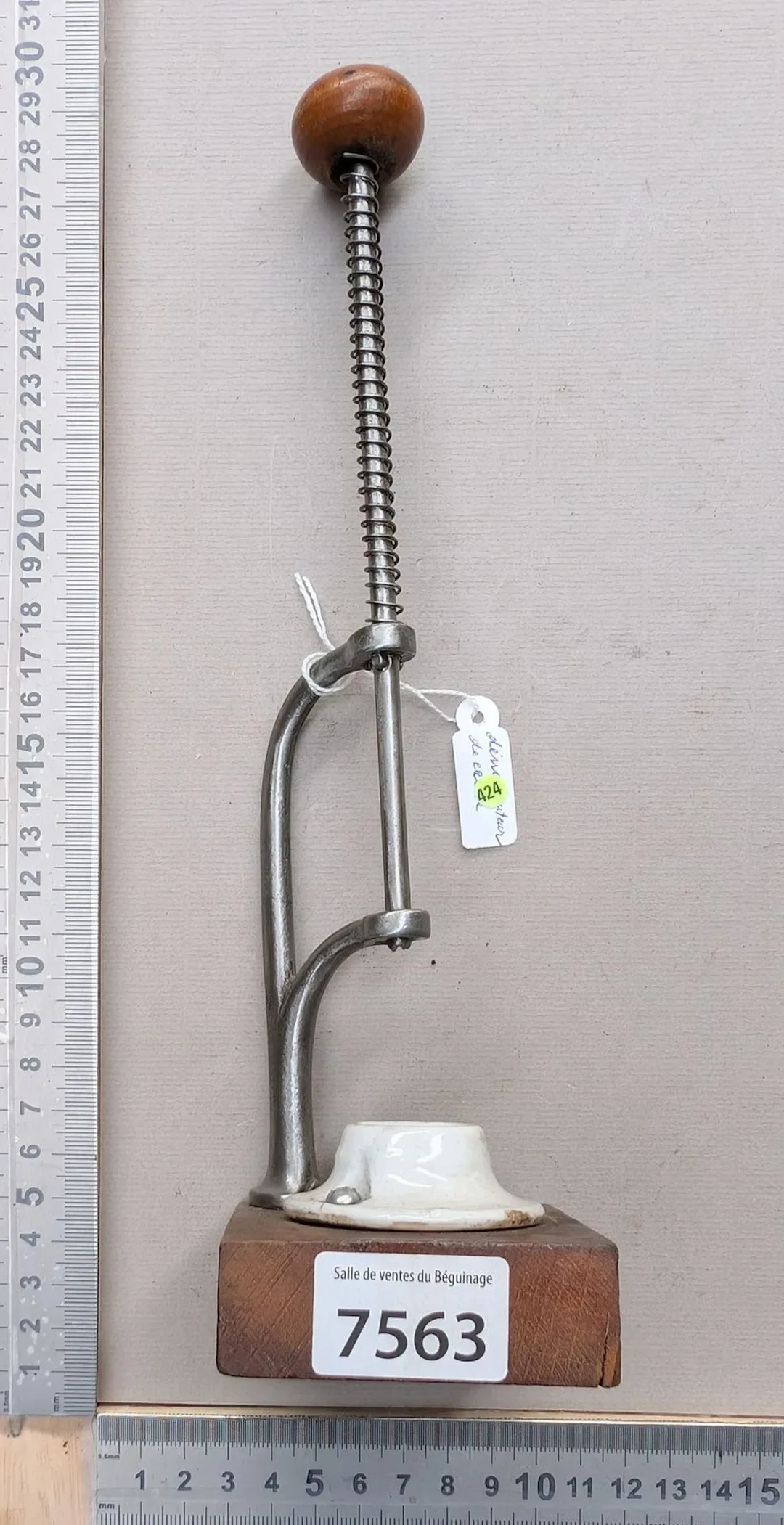 1 vintage cherry pitter—see photos for dimensions and condition