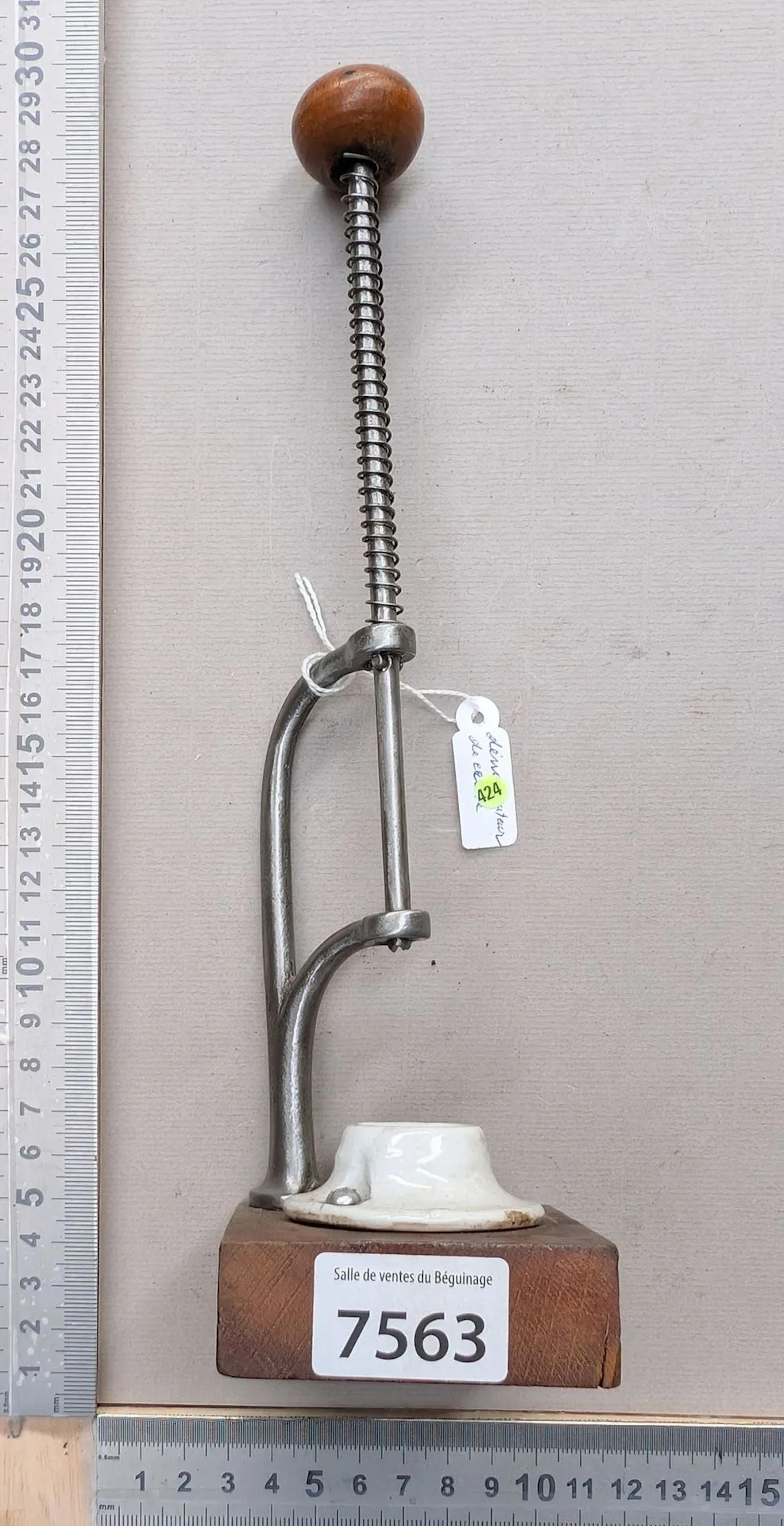 1 vintage cherry pitter—see photos for dimensions and condition