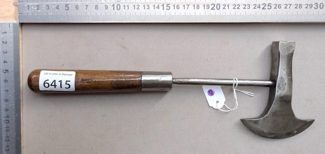 1 antique sugar axe—see photos for dimensions and condition