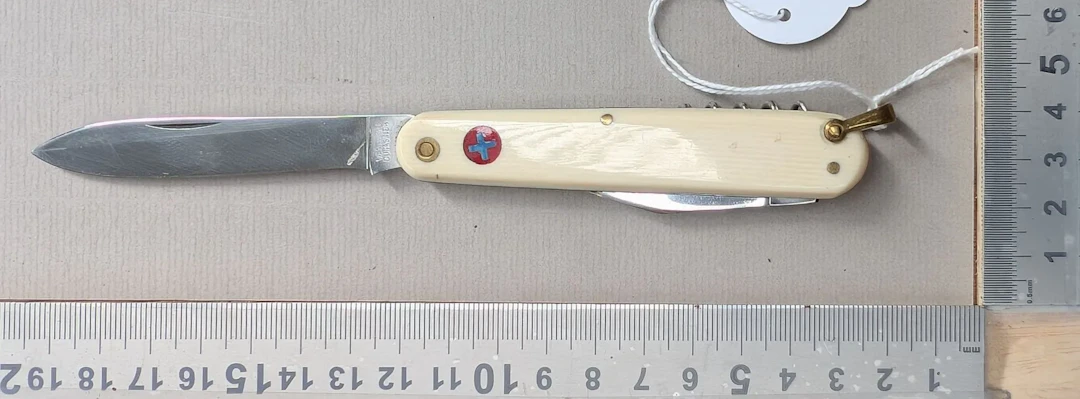 1 genuine DAMAS INOX 4-in-1 knife—see photos for dimensions and condition