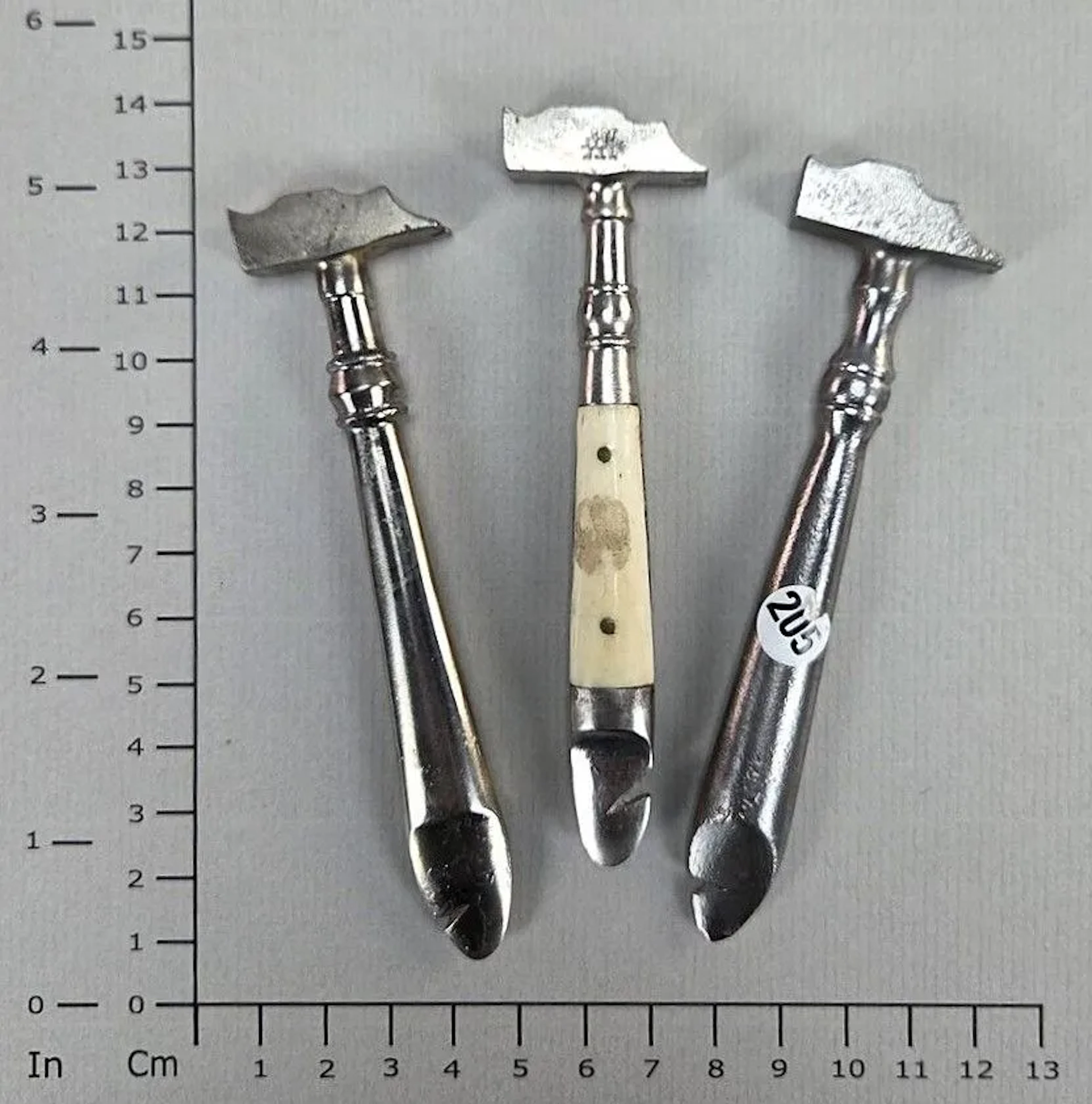 3 small vintage wooden knives for opening cigar boxes? - See photos