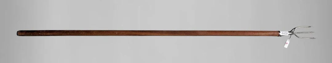 1 antique hay fork—see photos for dimensions and condition
