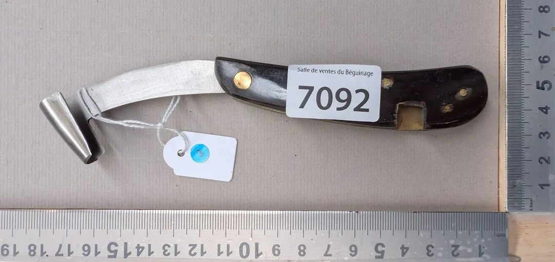 Forester's claw with horn handle (folding) - See photos for dimensions