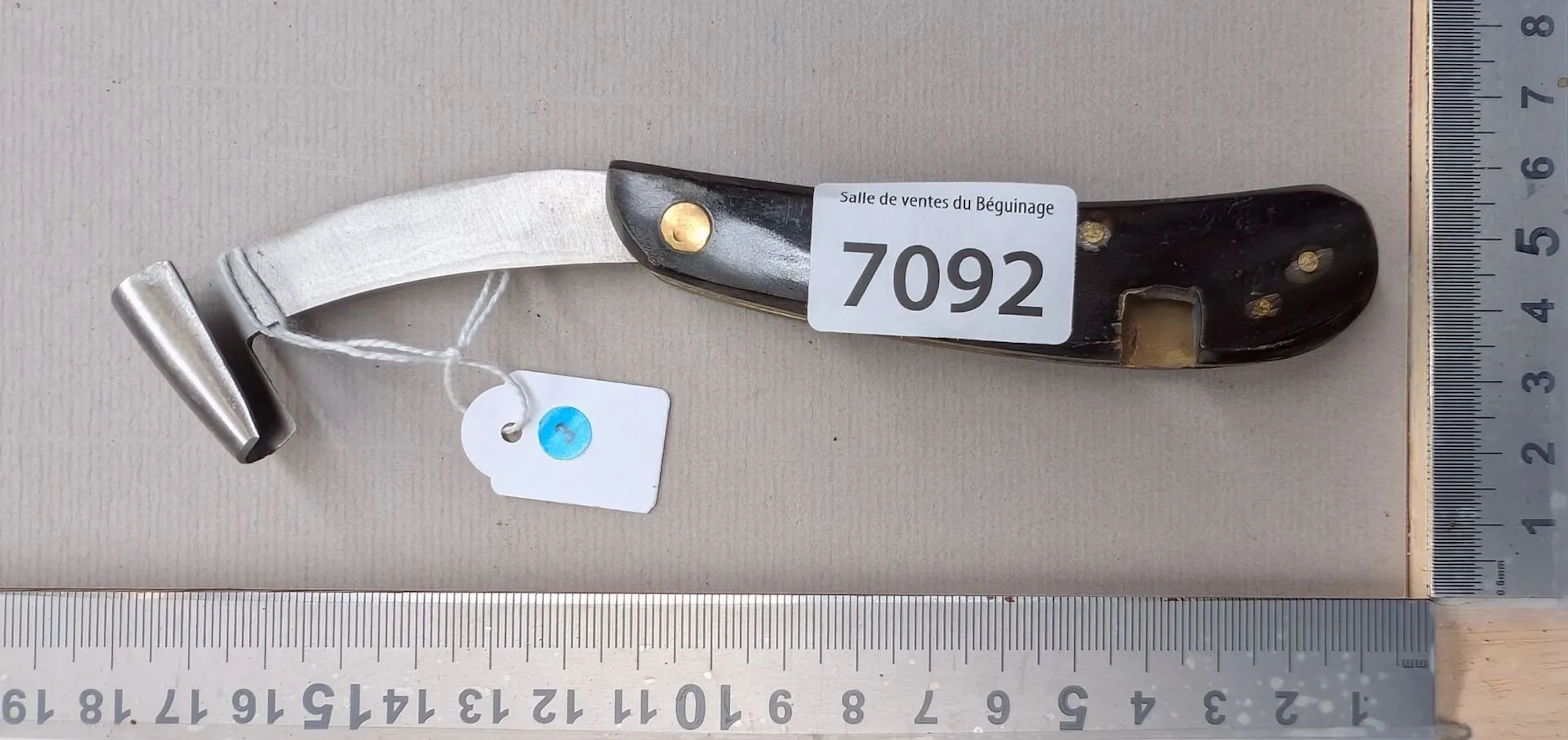 Forester's claw with horn handle (folding) - See photos for dimensions