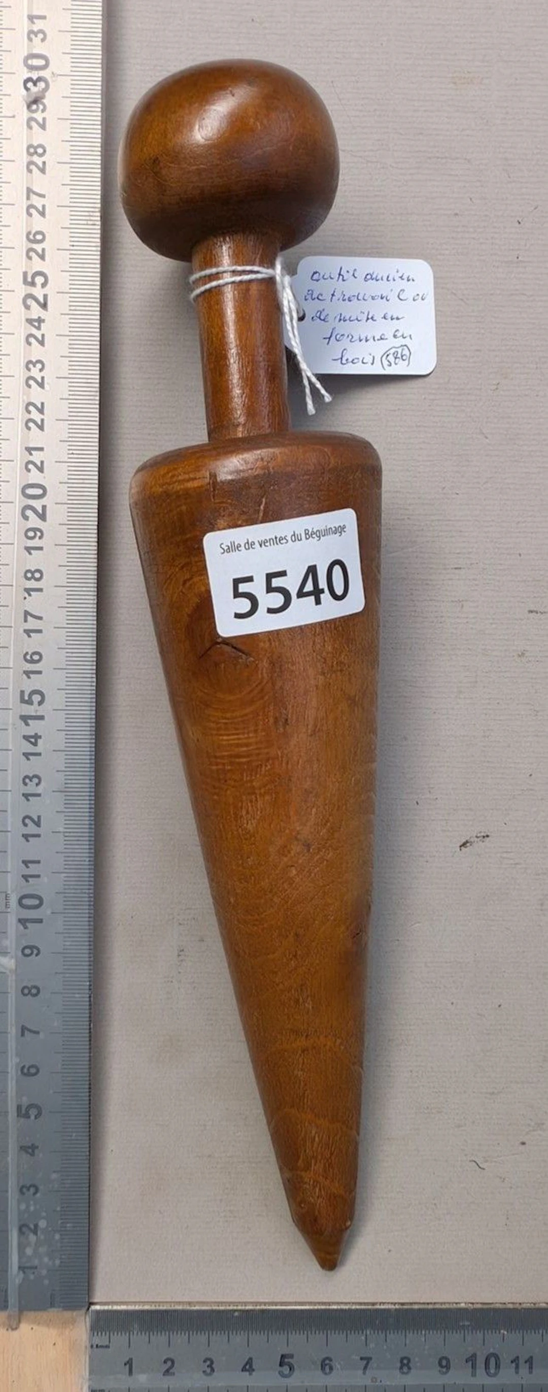 Antique woodworking or shaping tool—see photos for dimensions and condition