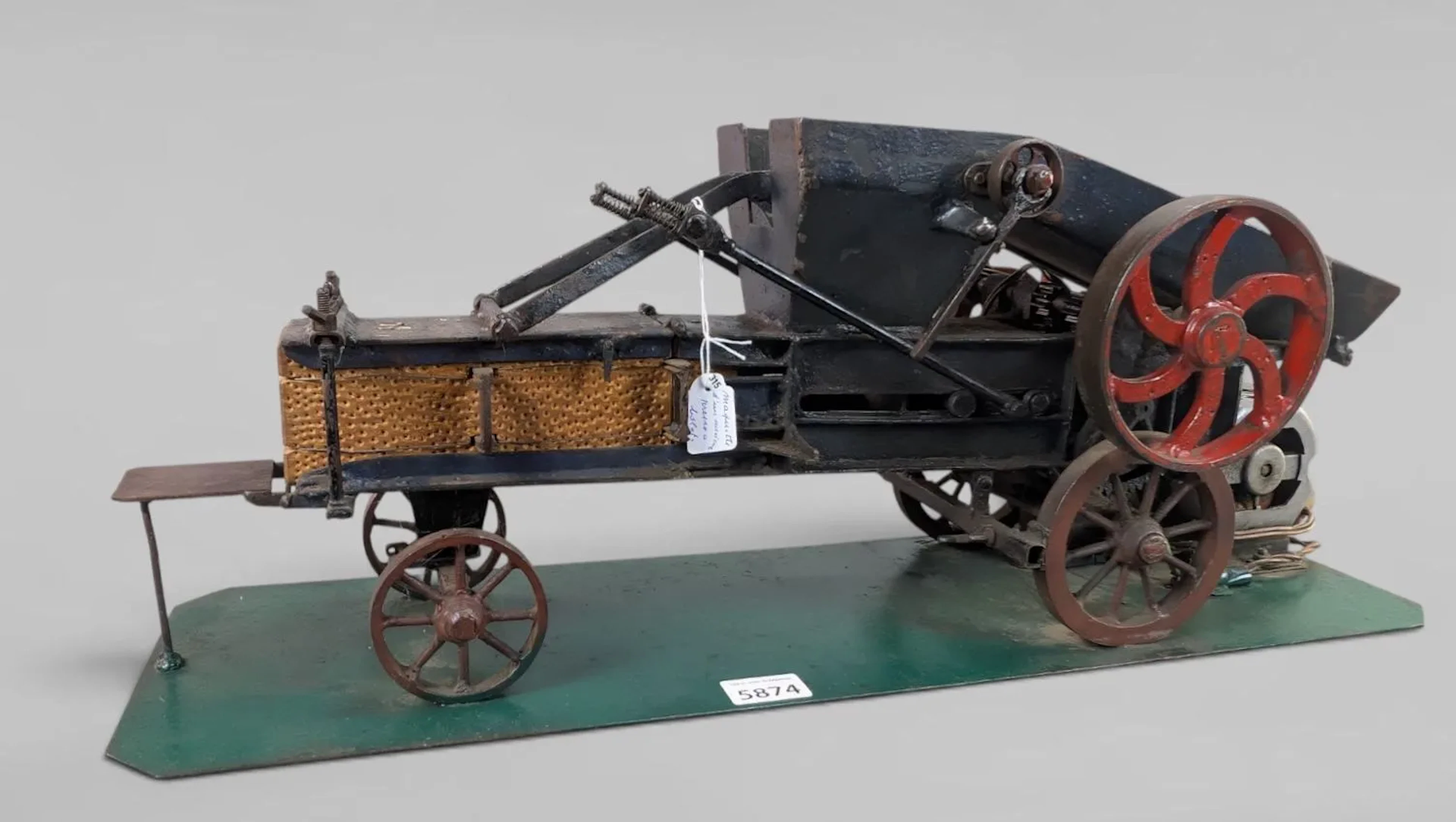 Model of an old baler—see photos for dimensions and condition