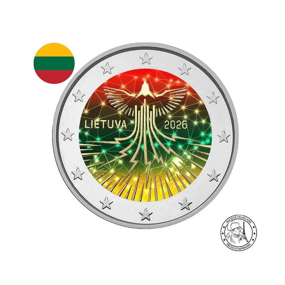 Lituanie 2026 - 2 Euros Commémorative - Indépendance énergétique -