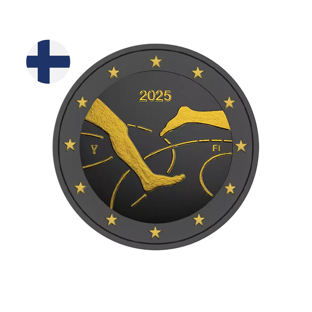 Finlande 2025 - 2 Euro Commémorative - 100 ans des jeux athlétiques