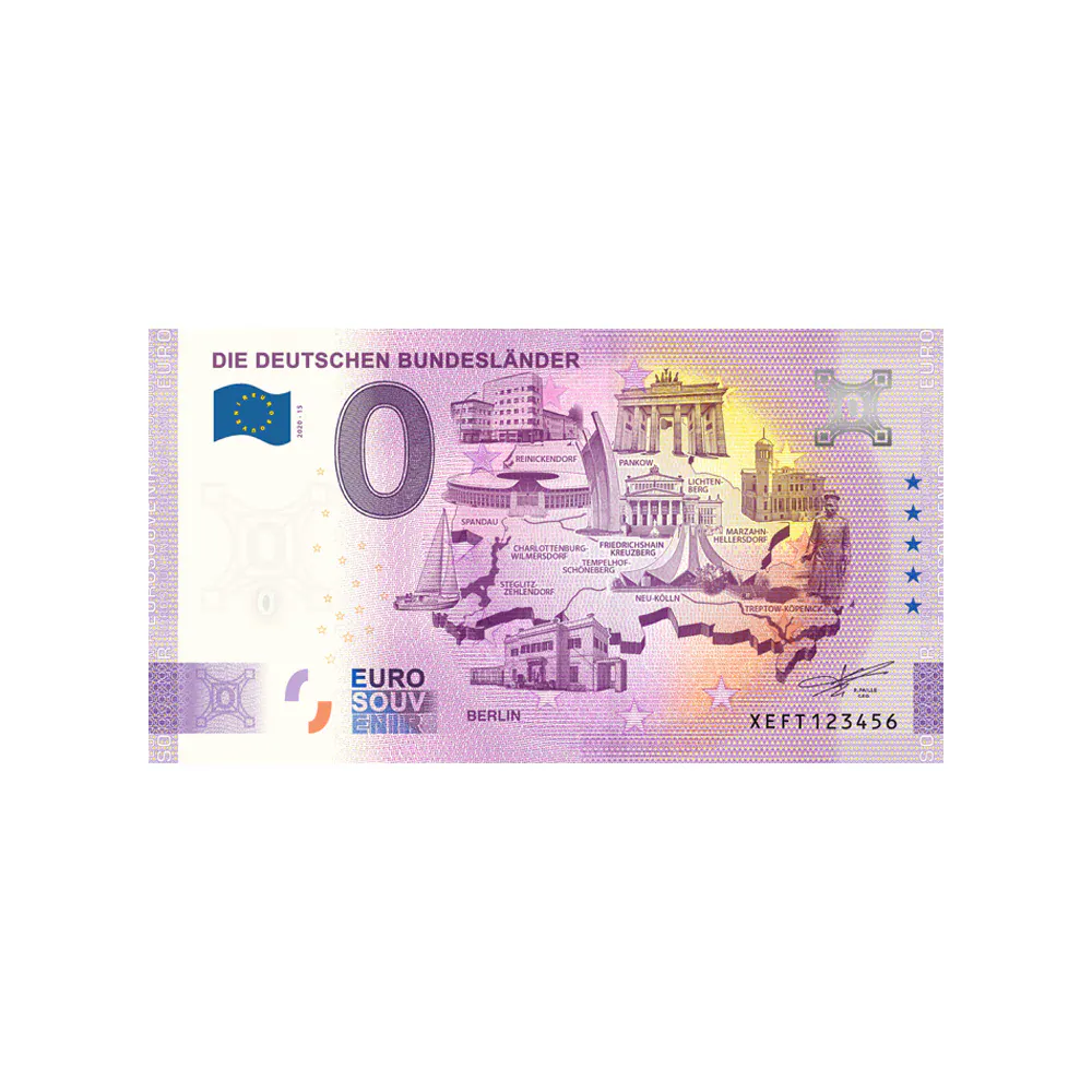 Billet souvenir de zéro euro - Die Deutsche Nationalhymne - Allemagne