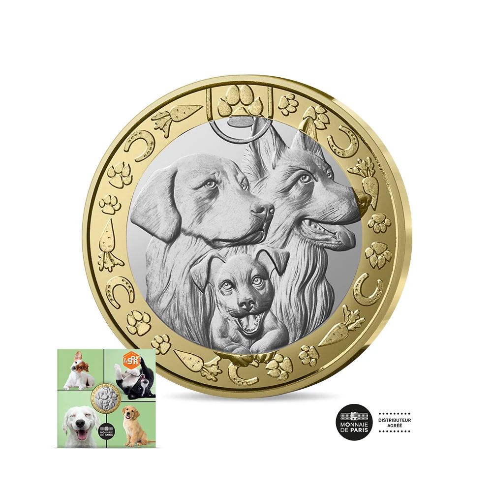 SPA - Les animaux préférés des Français - Monnaie de 5€ Bicolore -