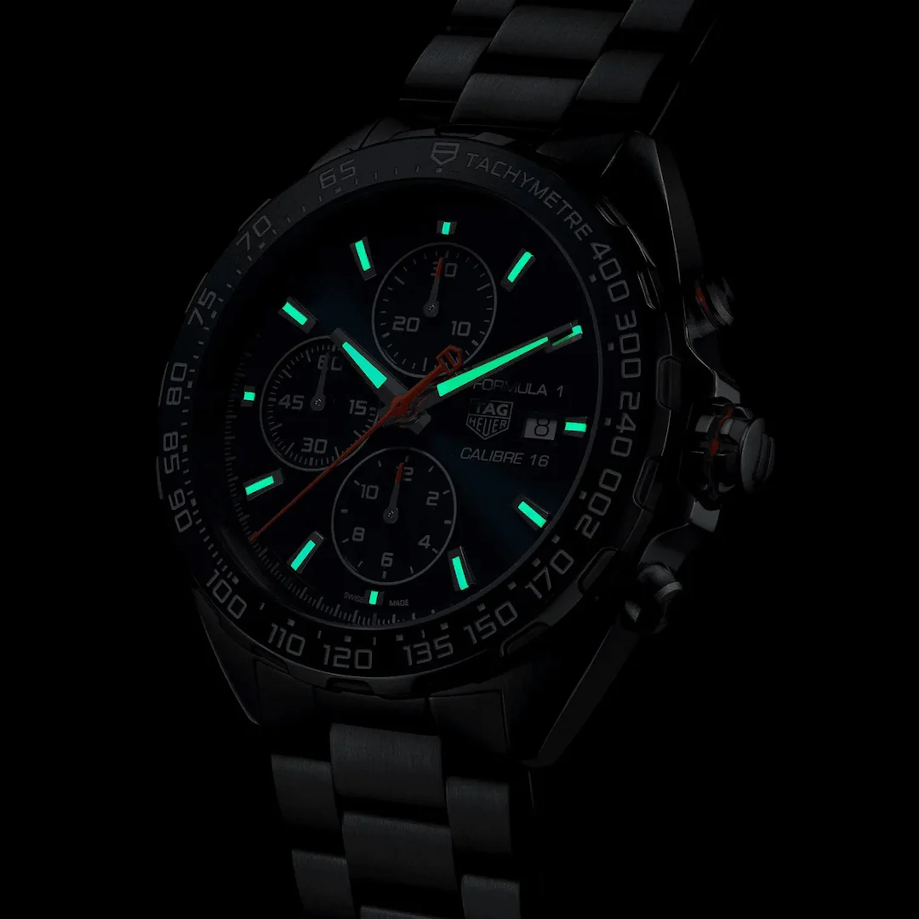 TAG Heuer Formula 1 Chronograph Blue dial Bracelet 44mm CAZ201G.BA0876
