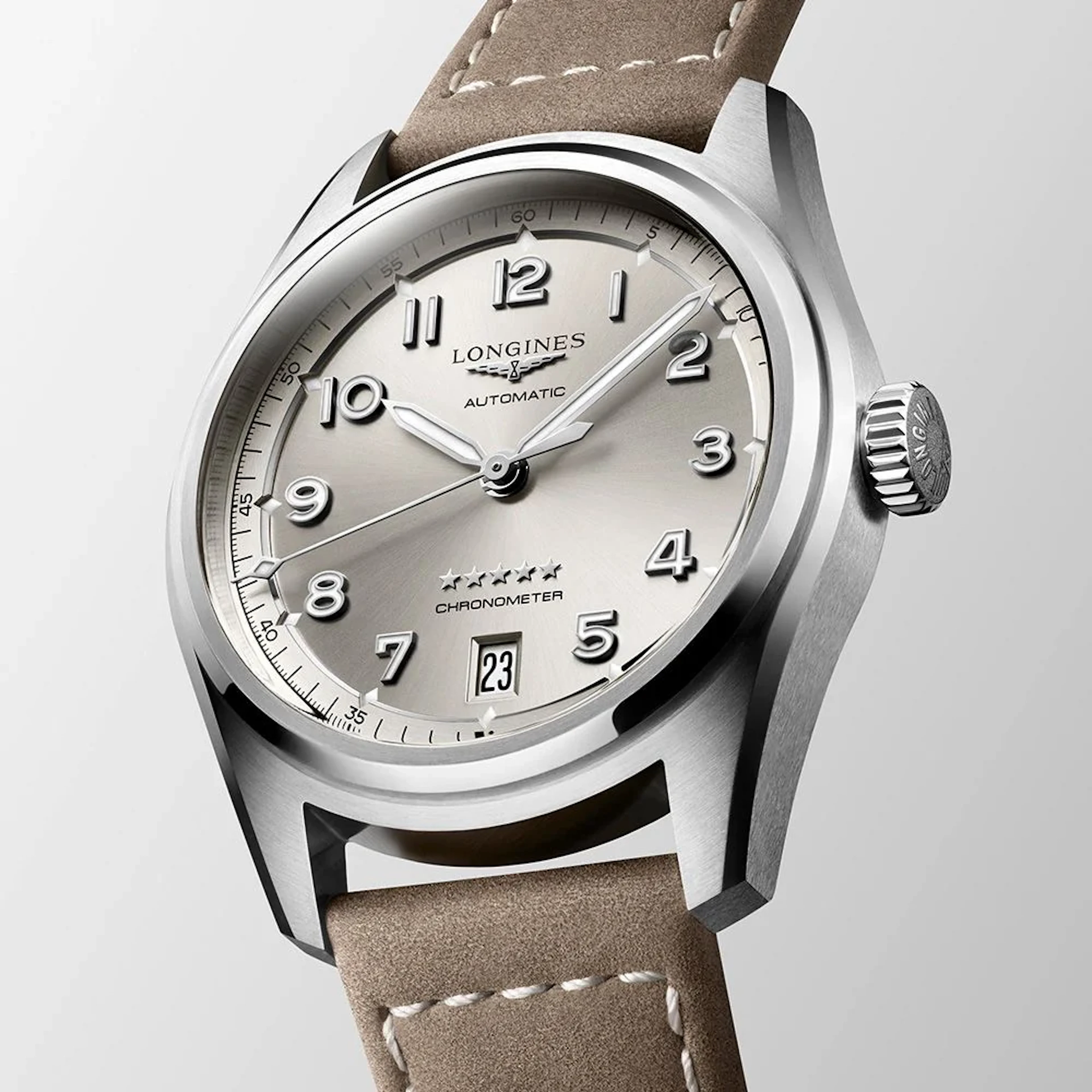 Longines Spirit Automatic Champagne dial 37mm L3.410.4.63.2